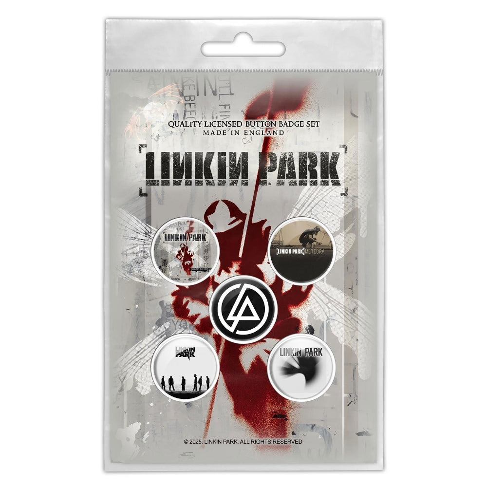 Linkin Park - Hybrid Theory - BUTTON BADGE SET - Razamataz