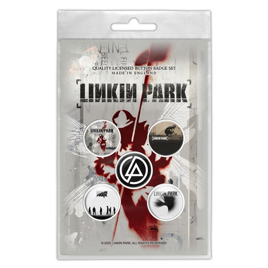 Linkin Park - Hybrid Theory - BUTTON BADGE SET - Razamataz