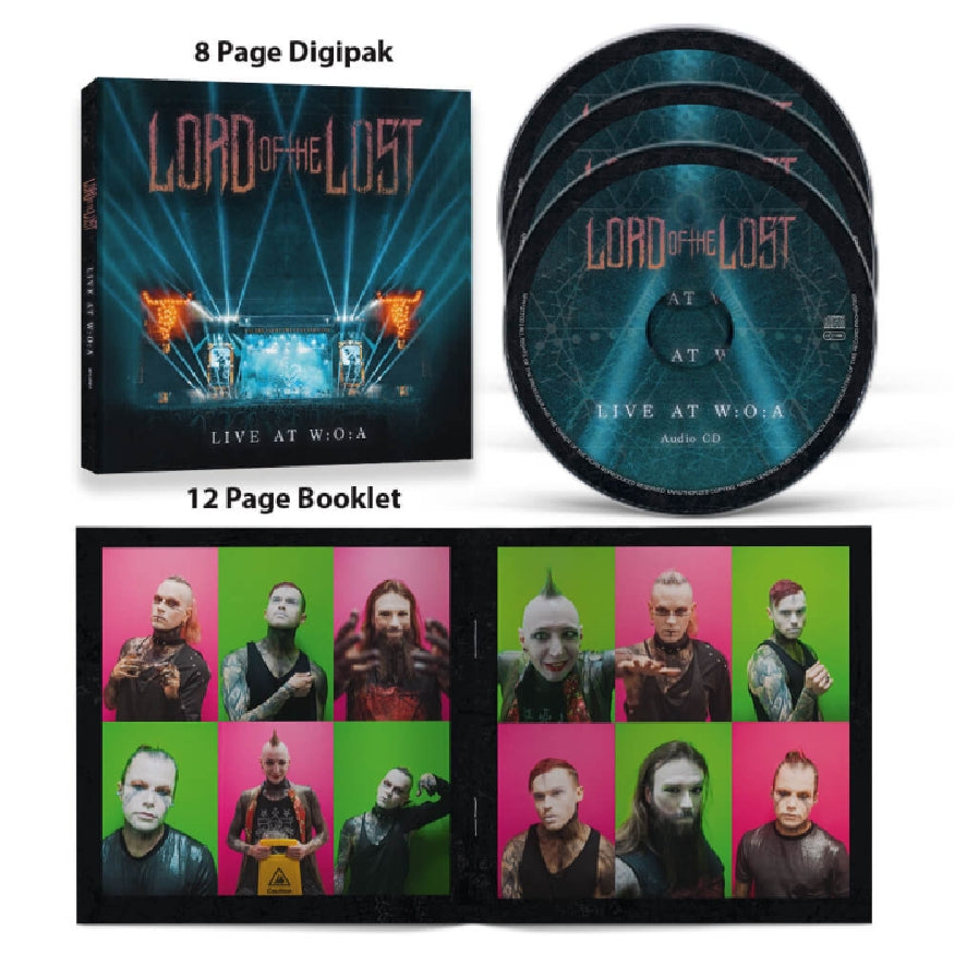 Lord Of The Lost - Live At W:O:A - Blu-ray + DVD + CD Digipak - Napalm Records - Image 2