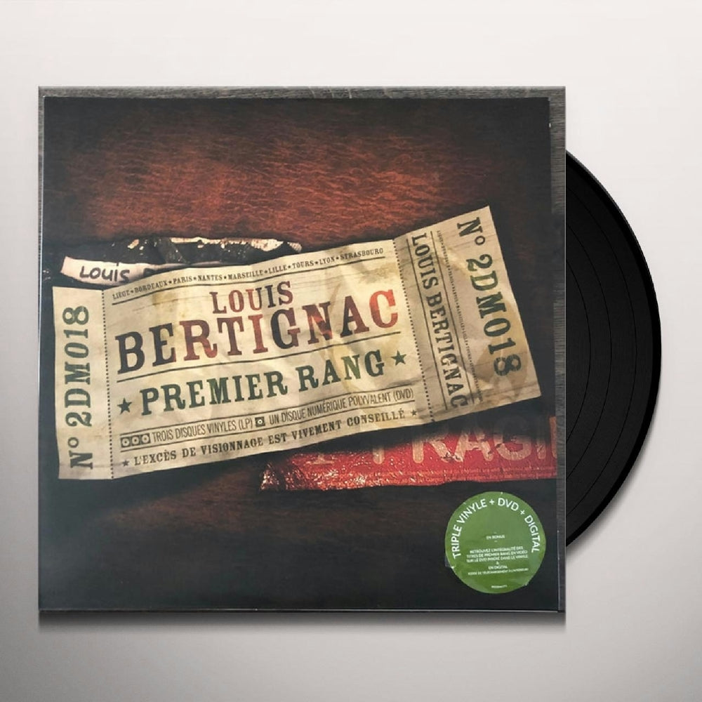 Louis Bertignac - Premier Rang - TRIPLE LP +DVD - Verycords