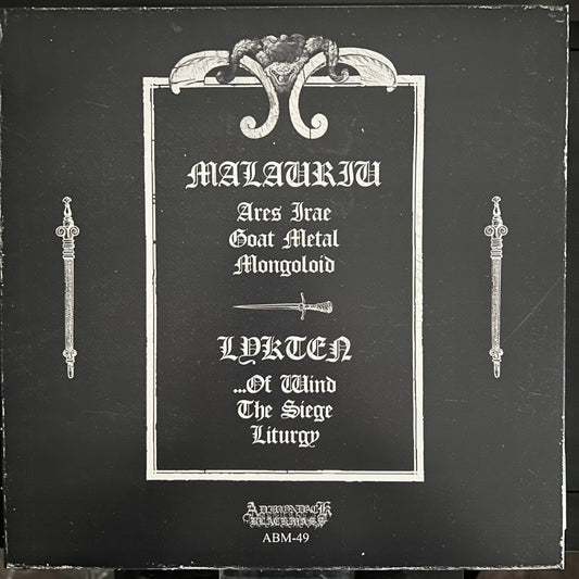 Malauriu - Lykten - Split - LP - Adirondack Black Mass - Image 2