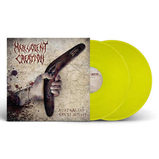 Malevolent Creation - Australian Onslaught - DOUBLE LP GATEFOLD COLOURED - Back on Black