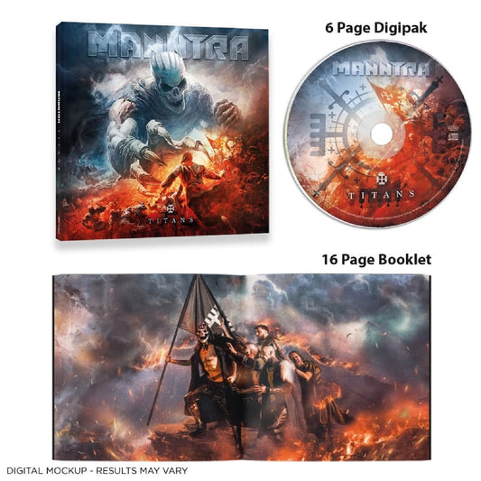 Manntra - Titans - CD DIGIPAK - Napalm Records - Image 2