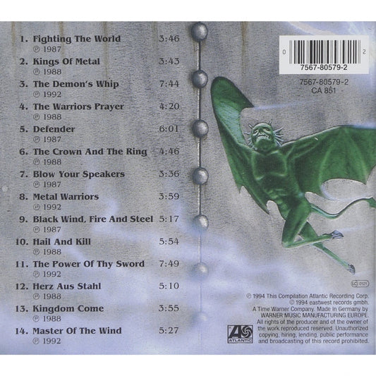 Manowar - Best Of Manowar - The Hell Of Steel - CD - Atlantic - Image 2