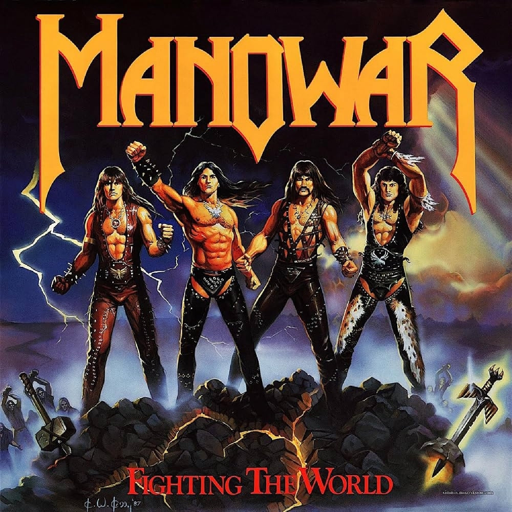 Manowar - Fighting The World - LP COLOURED - Listenable - Image 2