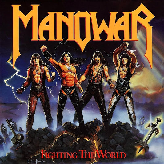 Manowar - Fighting The World - LP COLOURED - Listenable - Image 2