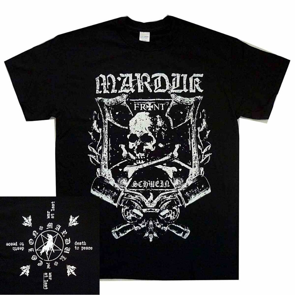 Marduk - Frontschwein Shield - T-shirt - Razamataz