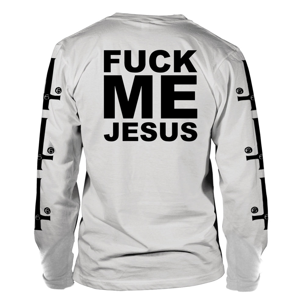 Marduk - Fuck Me Jesus (white) - Long Sleeve - PHD - Image 2