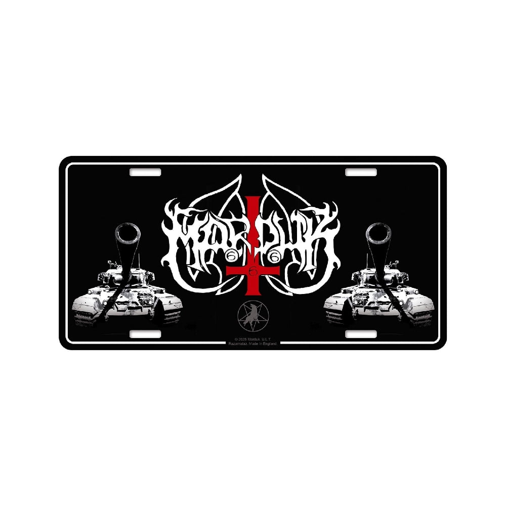 Marduk - Panzer Division - License plate - Razamataz