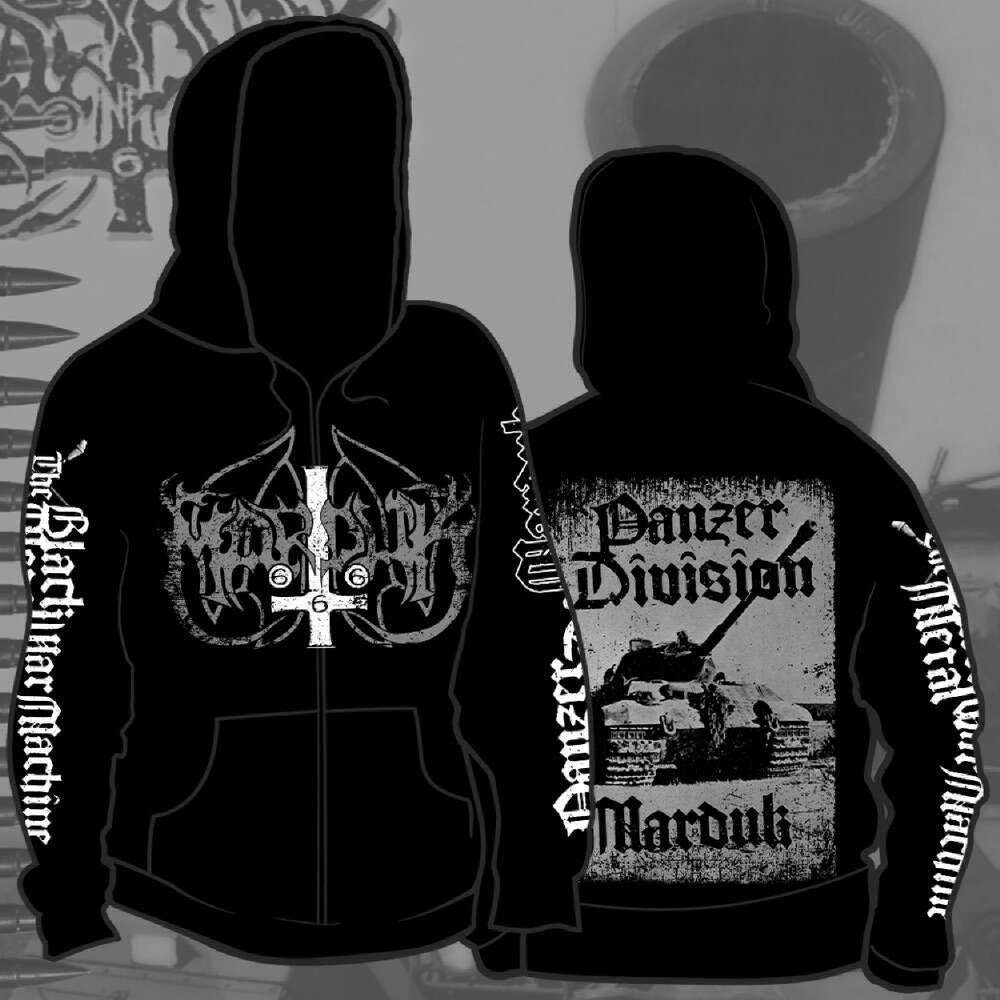 Marduk - Panzer Division Marduk 2025 - Hooded Sweat Shirt Zip - Osmose Productions