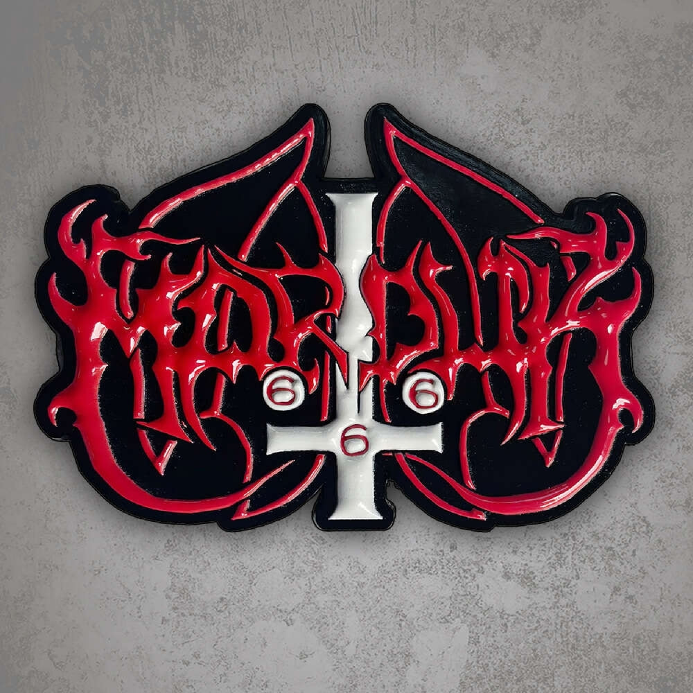 Marduk - Red Logo - METAL PIN - Osmose Productions