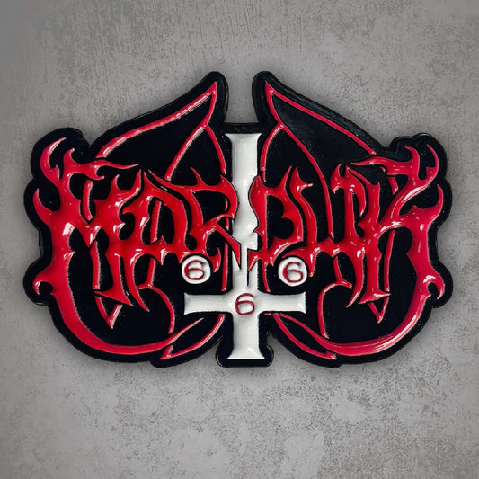 Marduk - Red Logo - METAL PIN - Osmose Productions