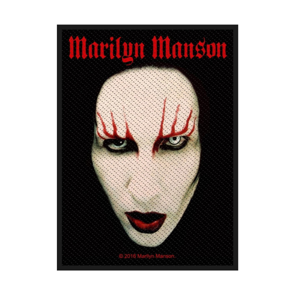 Marilyn Manson - Face - Patch - Razamataz