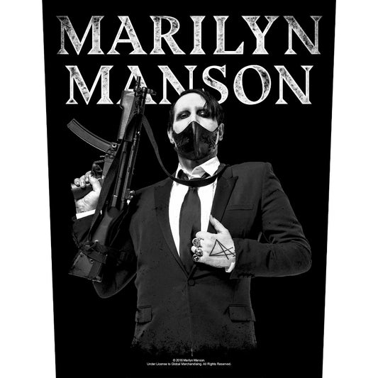 Marilyn Manson - Machine Gun - BACKPATCH - Razamataz