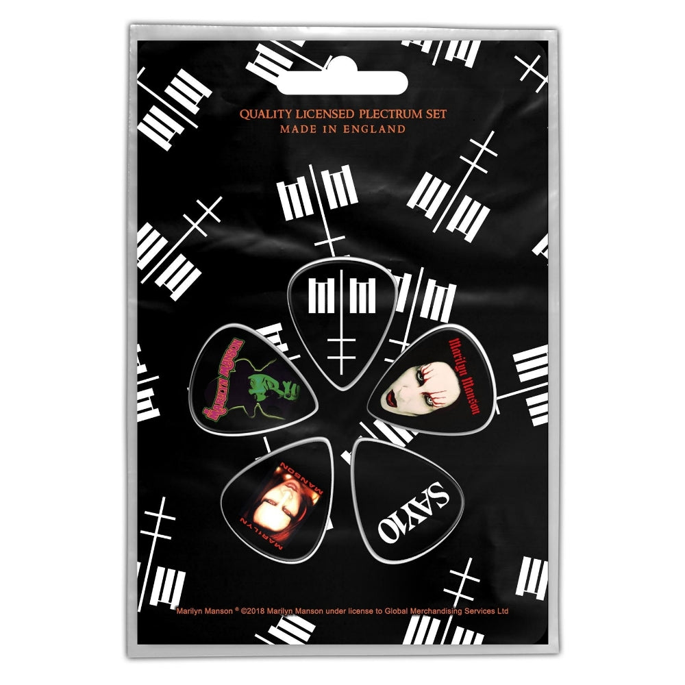 Marilyn Manson - Mm - Guitar Pick Set - Razamataz