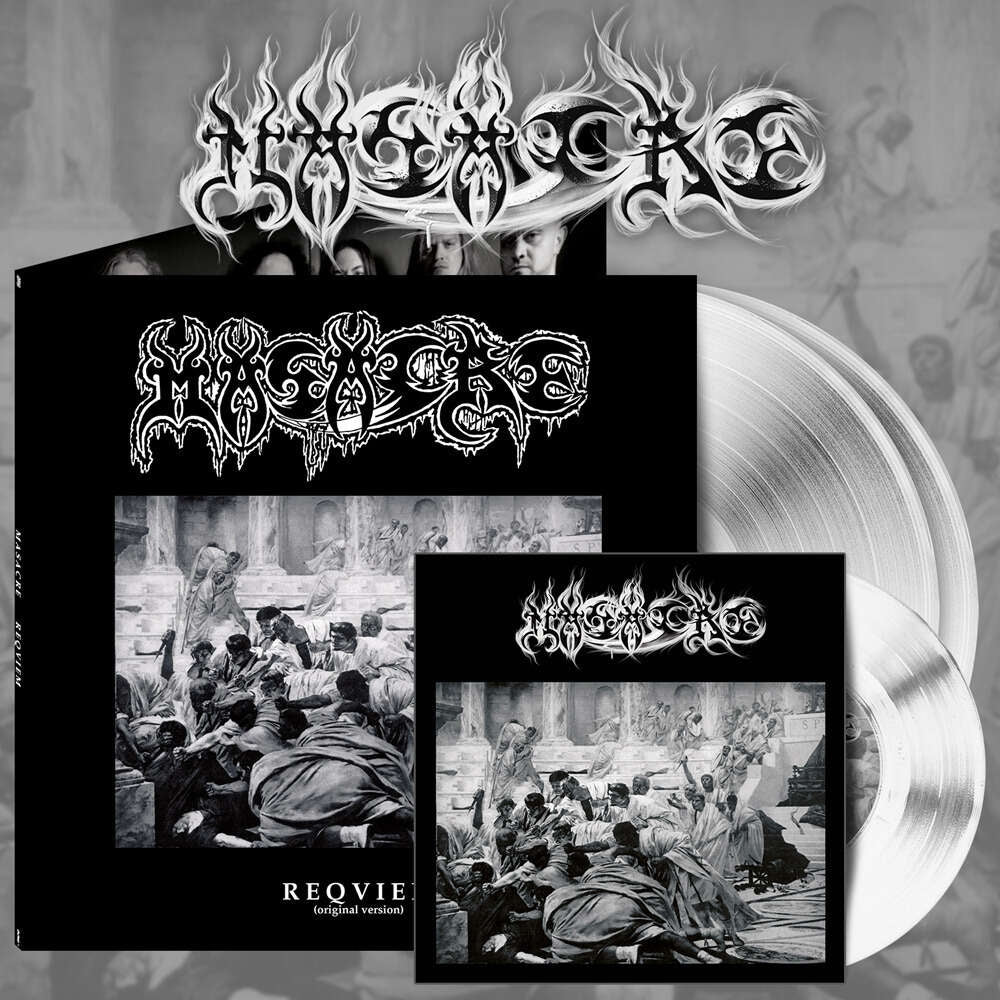 Masacre - Requiem - DOUBLE LP GATEFOLD COLOURED + 7" EP - Osmose Productions