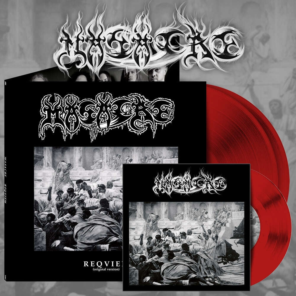 Masacre - Requiem - DOUBLE LP GATEFOLD COLOURED + 7" EP - Osmose Productions