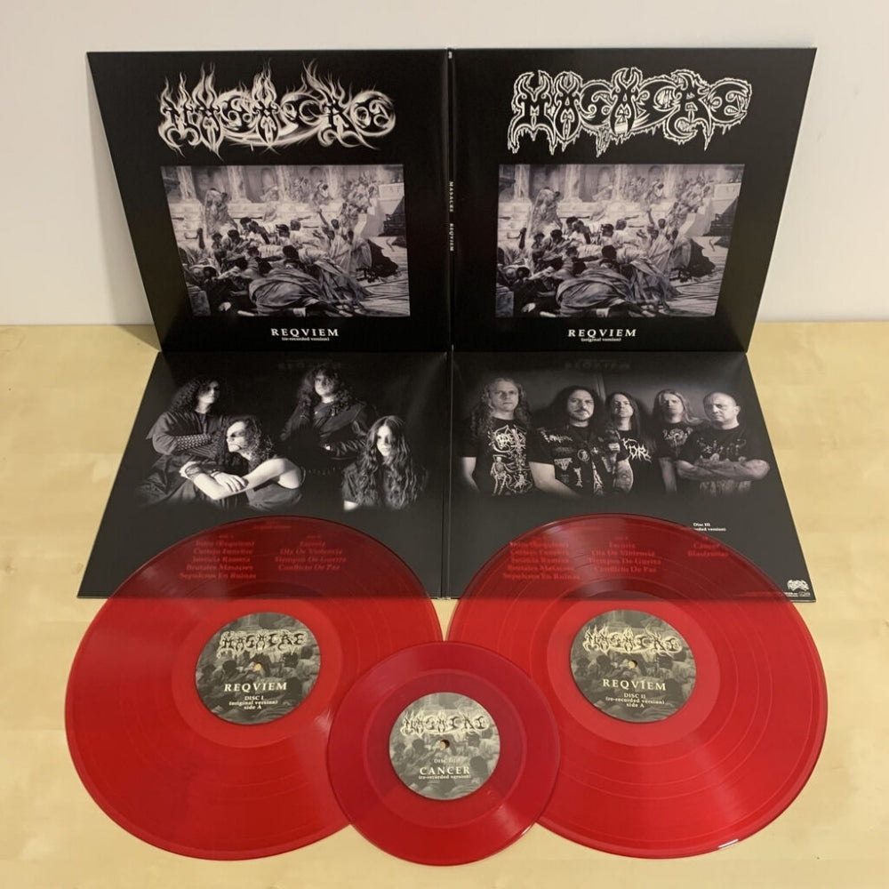 Masacre - Requiem - DOUBLE LP GATEFOLD COLOURED + 7" EP - Osmose Productions - Image 2