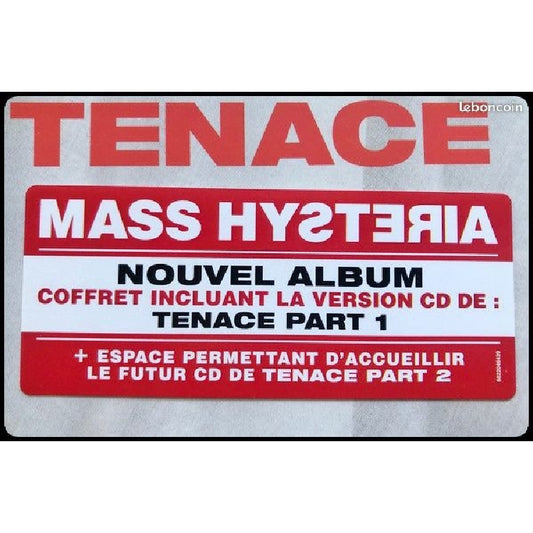 Mass Hysteria - Tenace - Part 1 - CD BOX - Verycords - Image 2