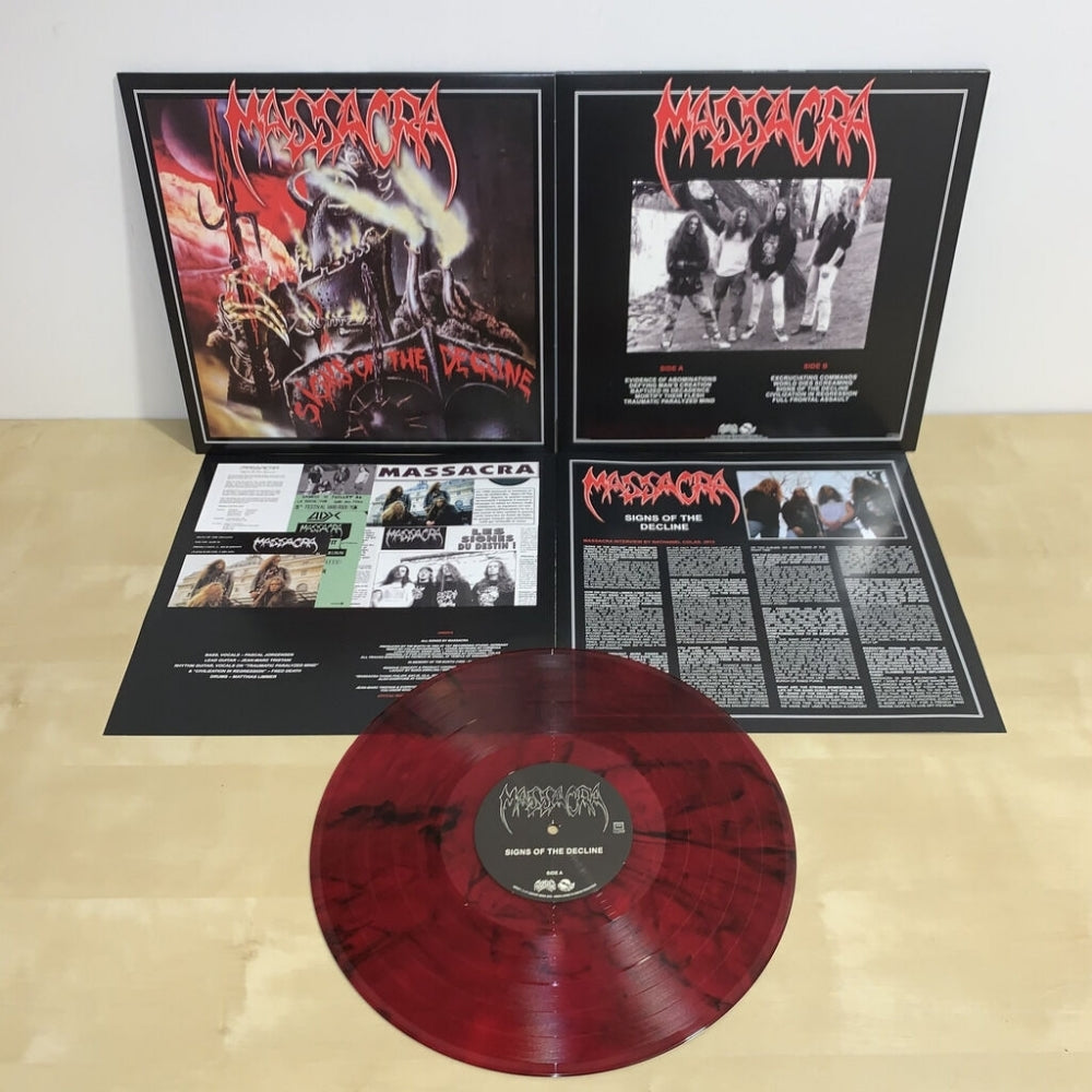 Massacra - Signs Of The Decline - LP COLOURED - Osmose Productions - Image 2