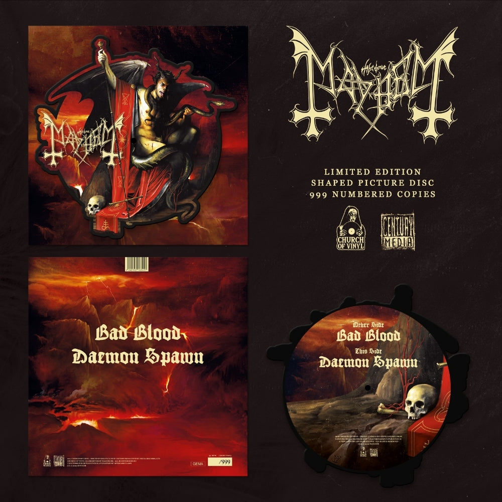 Mayhem - Bad Blood - SHAPED VINYL - Church Of Vinyl