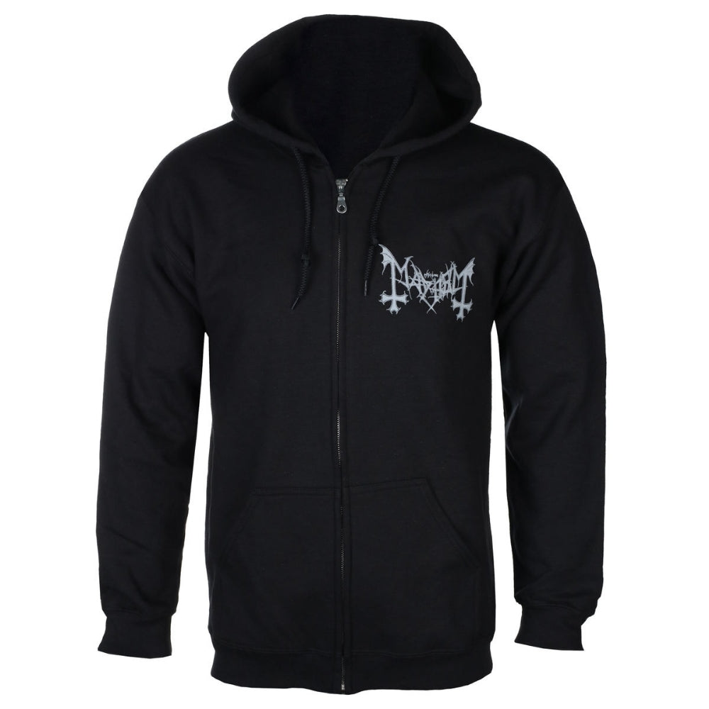 Mayhem - De Mysteriis Dom Sathanas - Hooded Sweat Shirt Zip - Razamataz