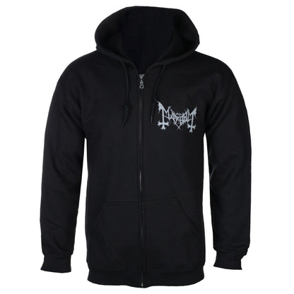 Mayhem - De Mysteriis Dom Sathanas - Hooded Sweat Shirt Zip - Razamataz