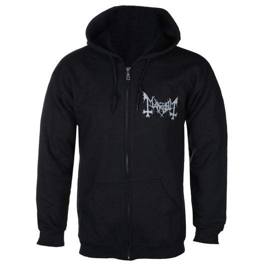 Mayhem - De Mysteriis Dom Sathanas - Hooded Sweat Shirt Zip - Razamataz