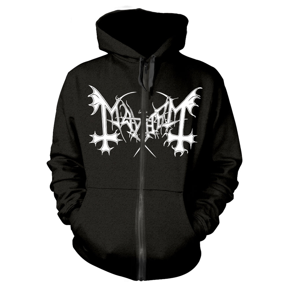 Mayhem - De Mysteriis Dom Sathanas - Hooded Sweat Shirt Zip - PHD