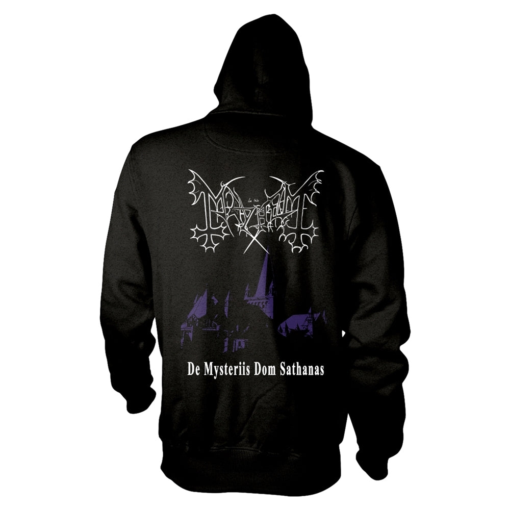 Mayhem - De Mysteriis Dom Sathanas - Hooded Sweat Shirt Zip - PHD - Image 2