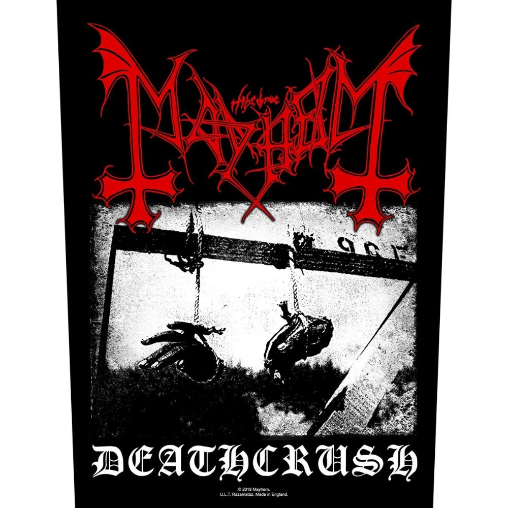 Mayhem - Deathcrush - BACKPATCH - Razamataz