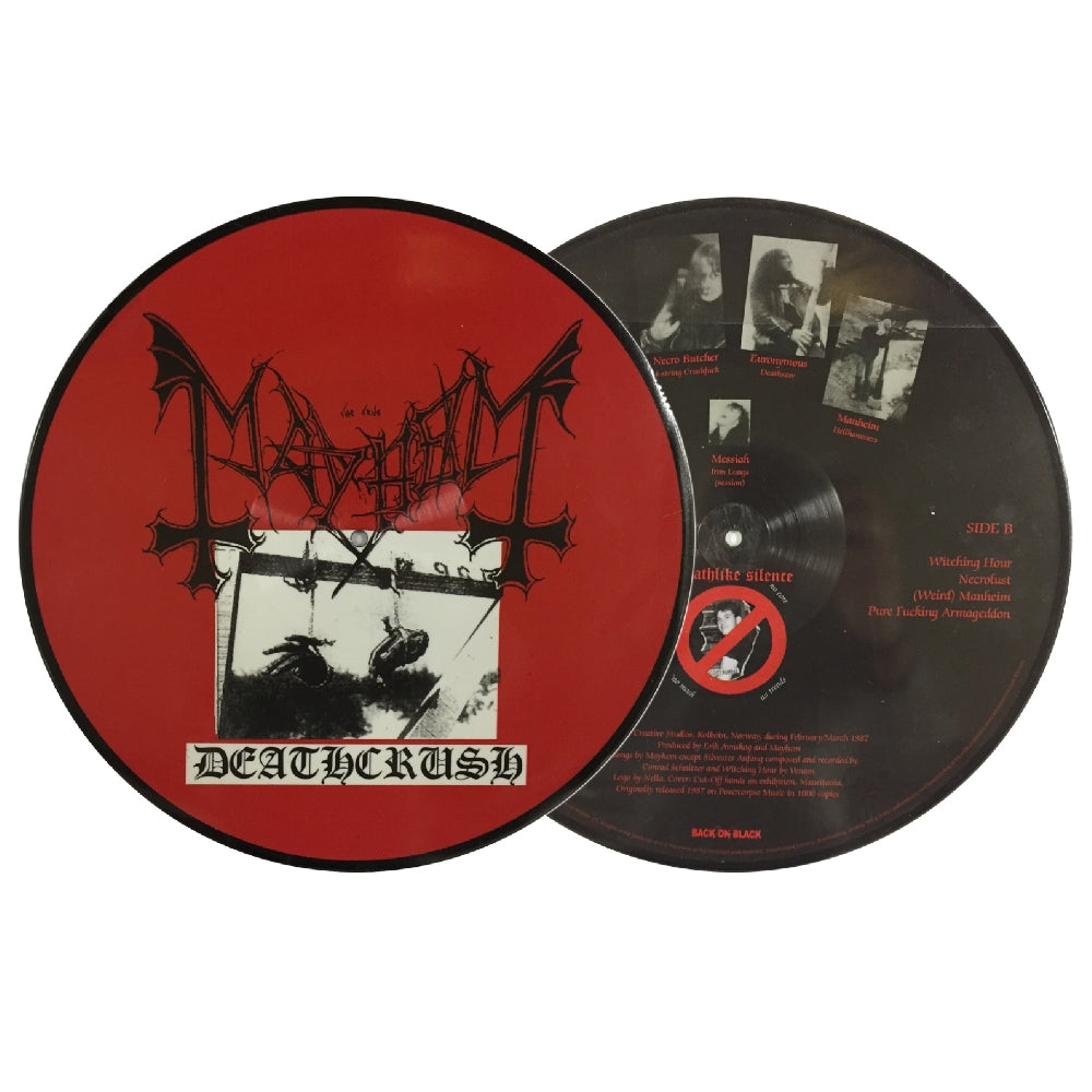 Mayhem - Deathcrush - LP PICTURE - Back on Black