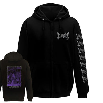 Mayhem - Life Eternal - Hooded Sweat Shirt Zip - Saturnus Productions