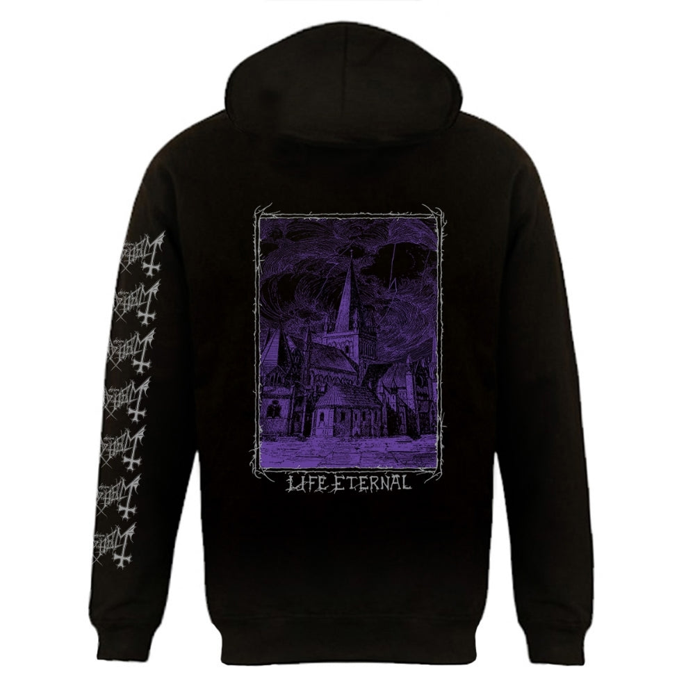 Mayhem - Life Eternal - Hooded Sweat Shirt Zip - Saturnus Productions - Image 3