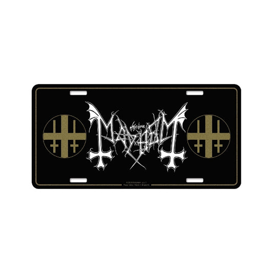 Mayhem - Logo - License plate - Razamataz
