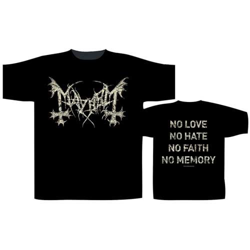 Mayhem - No Love No Hate - T-shirt - Razamataz
