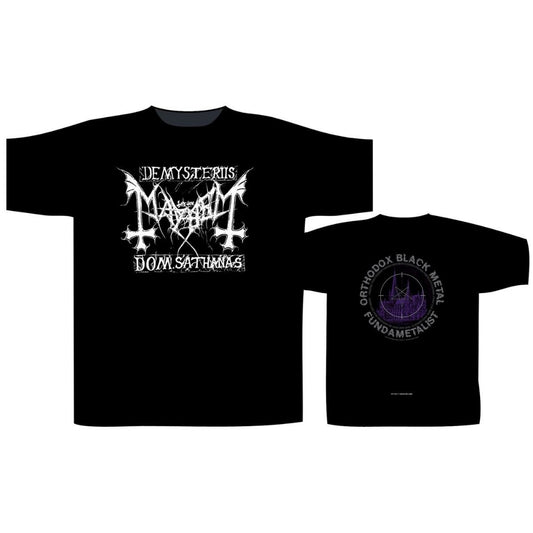 Mayhem - Orthodox Black Metal / De Mysteriis - T-shirt - Razamataz
