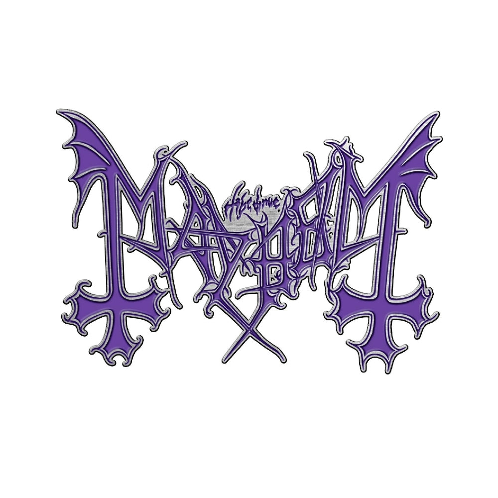 Mayhem - Purple Logo - METAL PIN - Razamataz