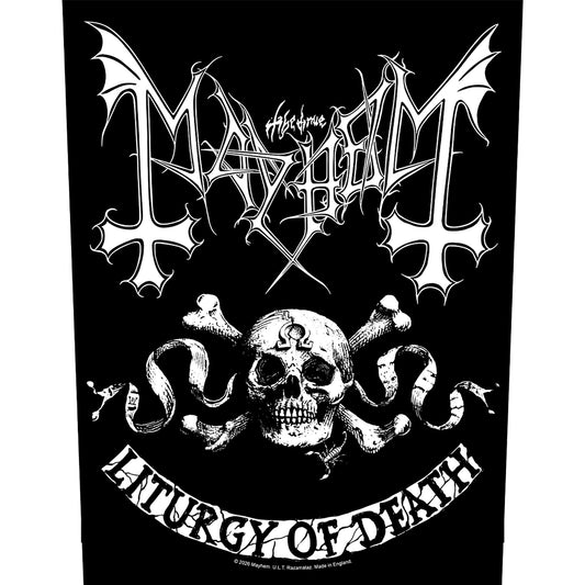 Mayhem - Skull Omega - BACKPATCH - Razamataz