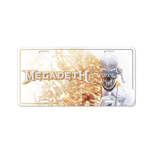 Megadeth - Megadeth - License plate - Razamataz