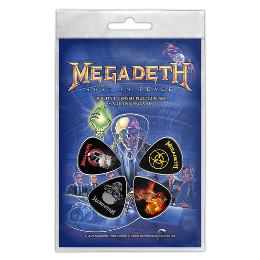 Megadeth - Rust In Peace - Guitar Pick Set - Razamataz