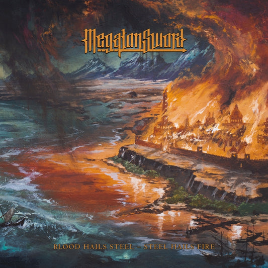 Megaton Sword - Blood Hails Steel - Steel Hails Fire - LP Gatefold - Dying Victims Productions