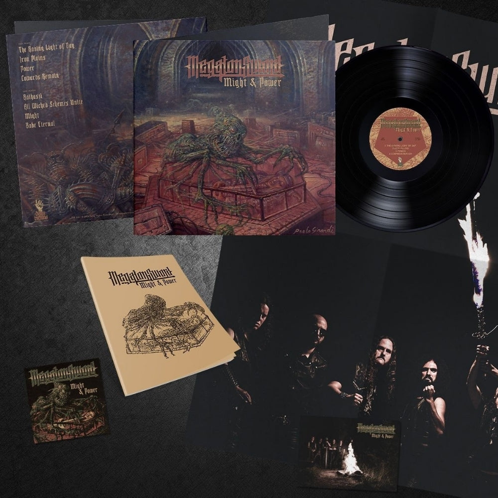 Megaton Sword - Might & Power - LP Gatefold - Dying Victims Productions - Image 3