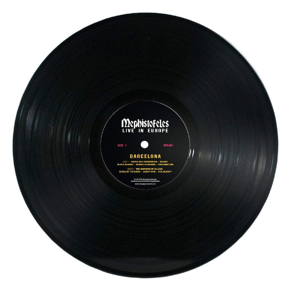 Mephistofeles - Live In Europe - DOUBLE LP GATEFOLD - Heavy Psych Sounds Records - Image 2
