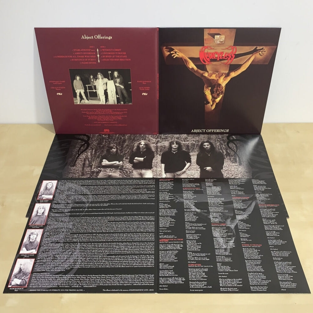 Mercyless - Abject Offerings - LP Gatefold - Osmose Productions - Image 3