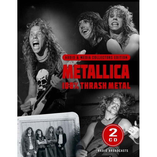 Metallica - 100% Thrash Metal (Broadcasts Audio & Media Collectors Edition) - 2CD DIGIFILE A5 - Laser Media