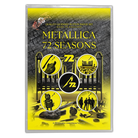 Metallica - 72 Seasons - BUTTON BADGE SET - Razamataz
