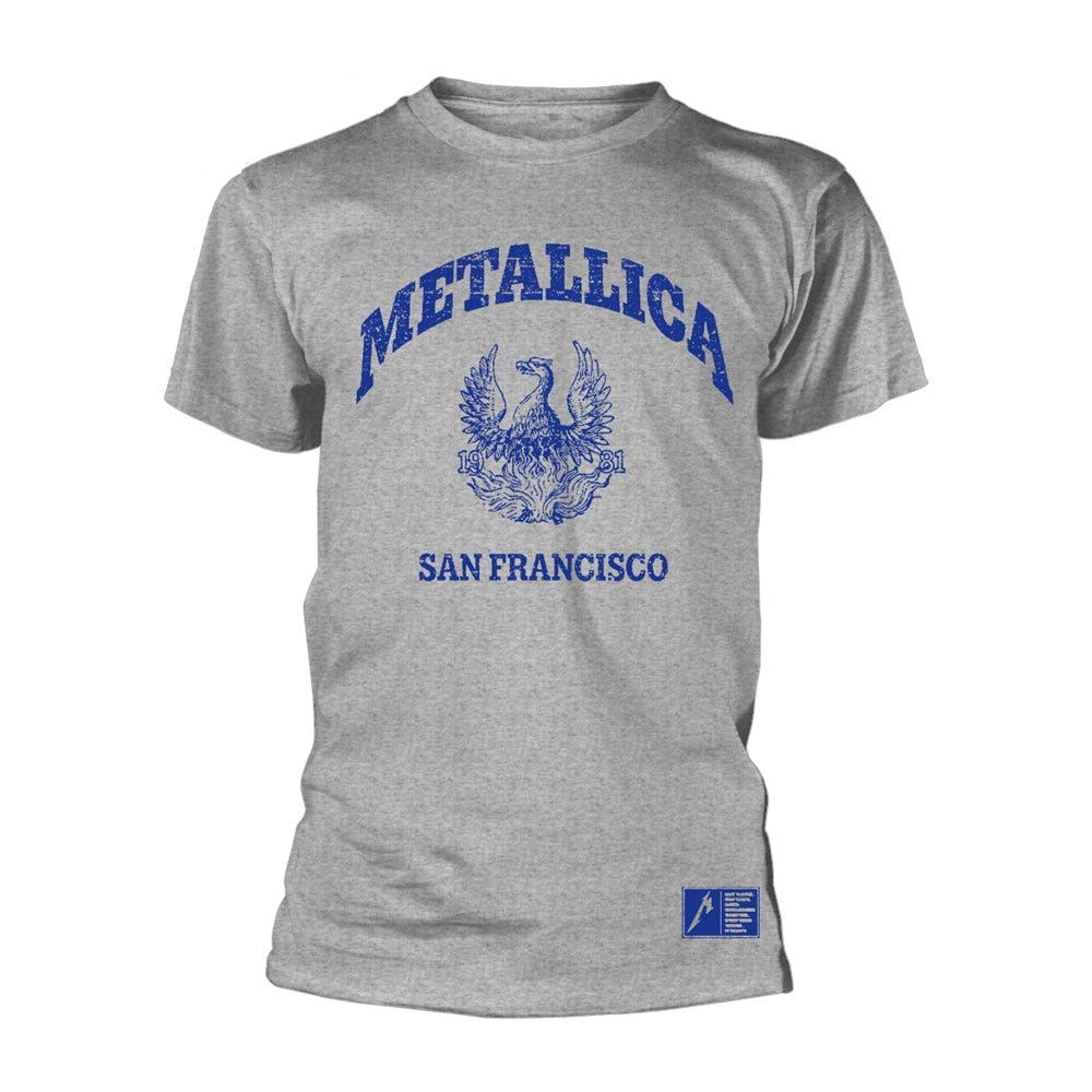 Metallica - College Crest - T-shirt - PHD