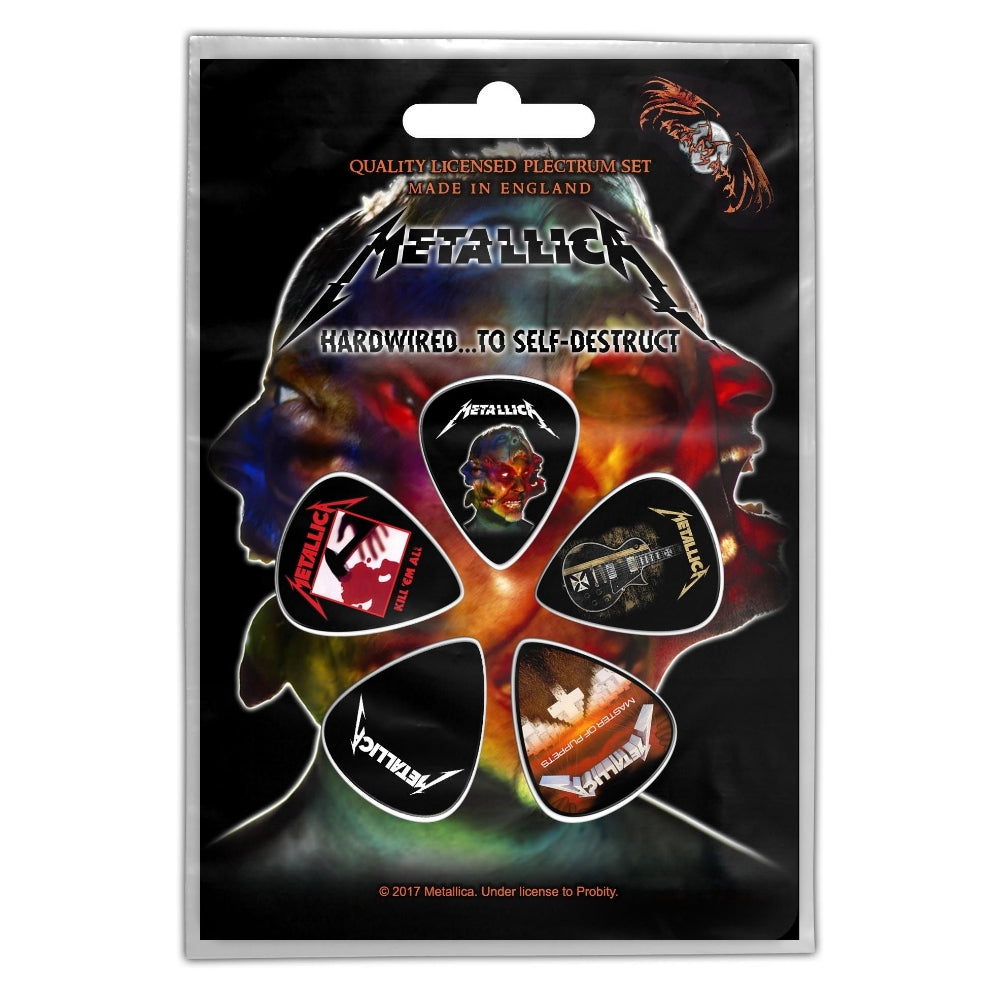 Metallica - Hardwired To Self Destruct - Guitar Pick Set - Razamataz