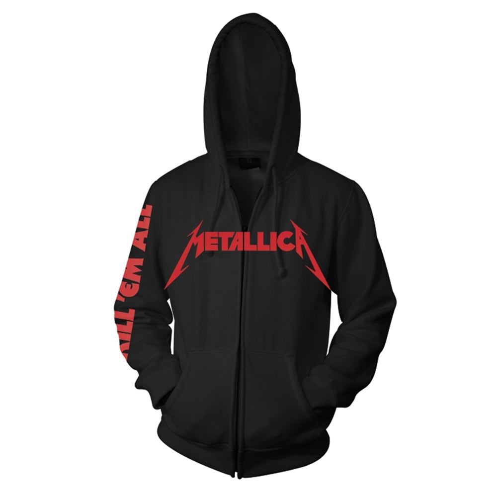Metallica - Kill 'Em All - Hooded Sweat Shirt Zip - PHD